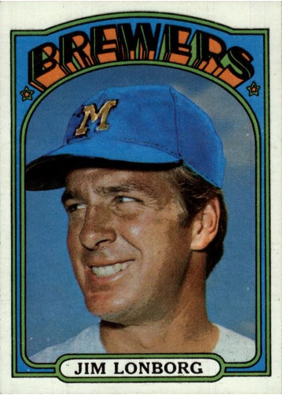 1972 Topps #255 Jim Lonborg, Milwaukee Brewers