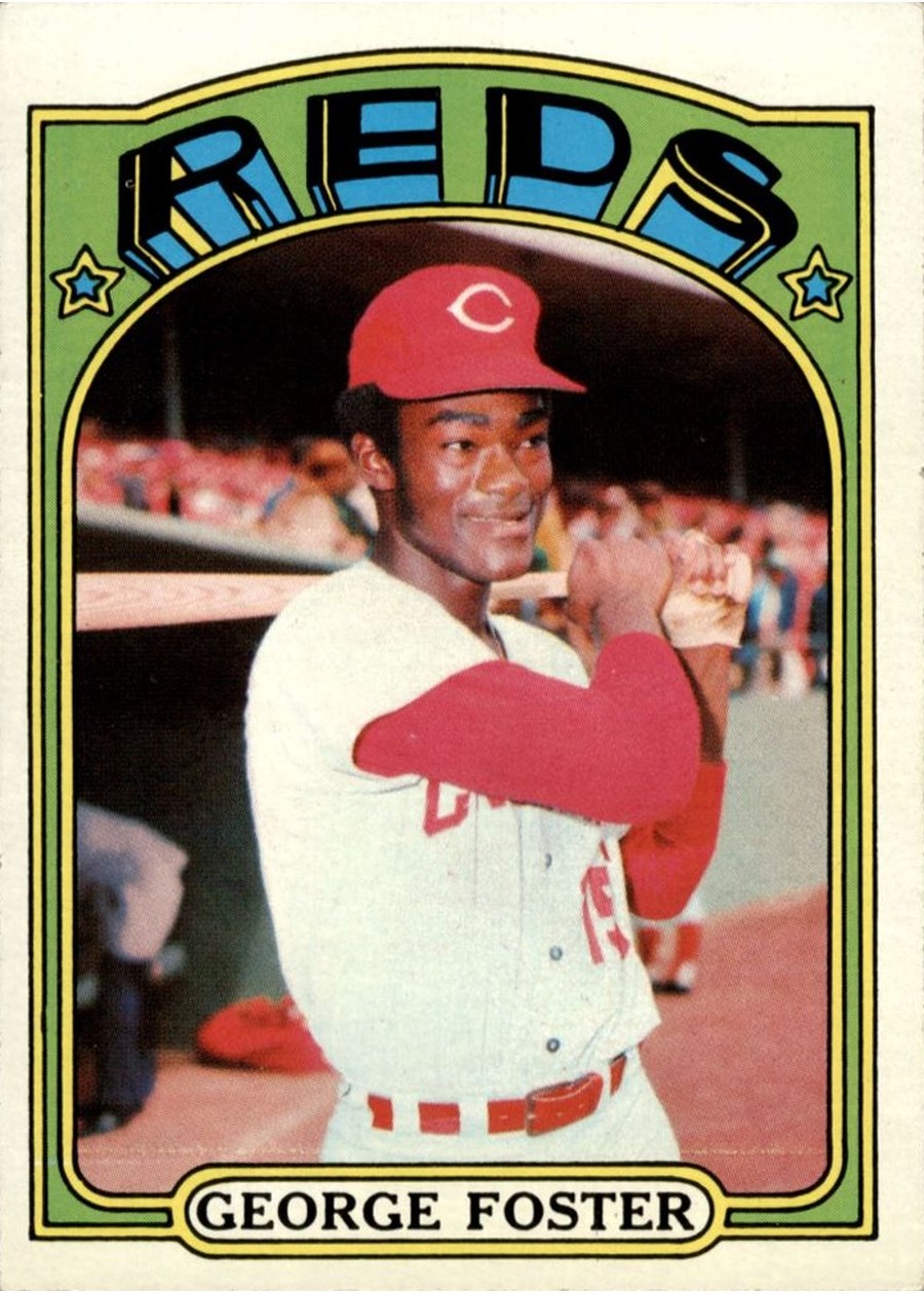 1972 Topps #256 George Foster, Cincinnati Reds
