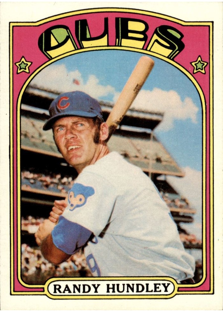 1972 Topps #258 Randy Hundley, Chicago Cubs