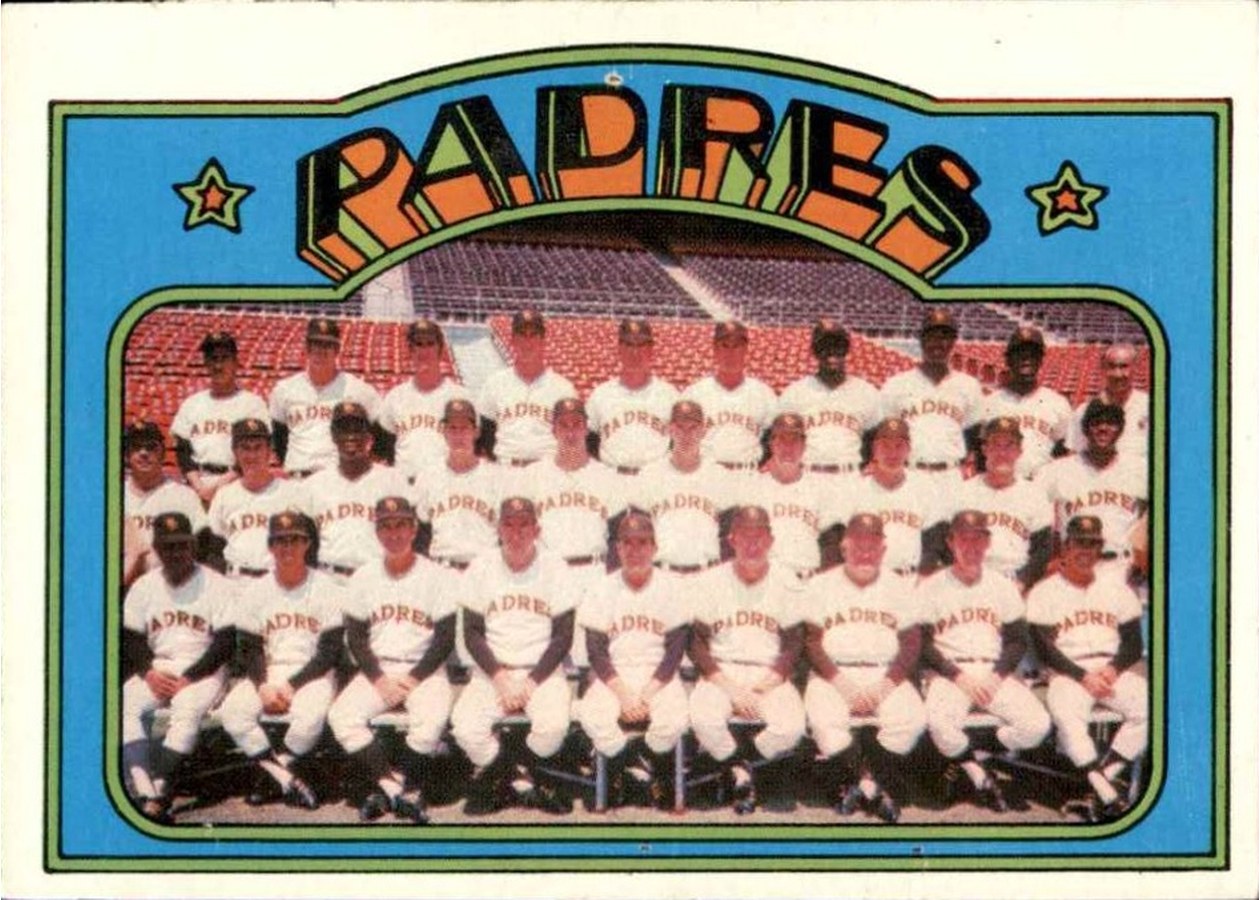 1972 Topps #262 San Diego Padres