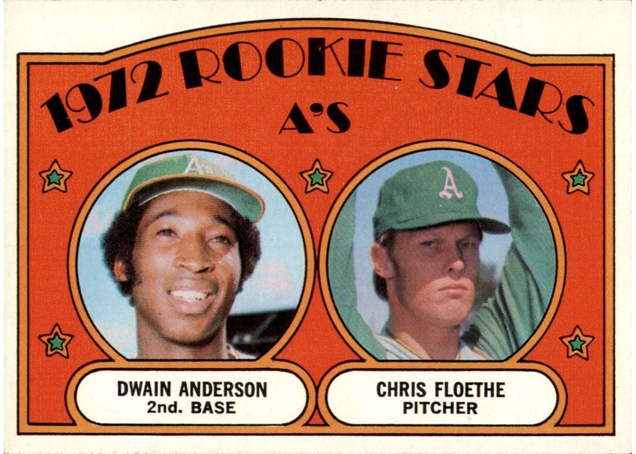 1972 Topps #268 A's 1972 Rookie Stars, Oakland Athletics