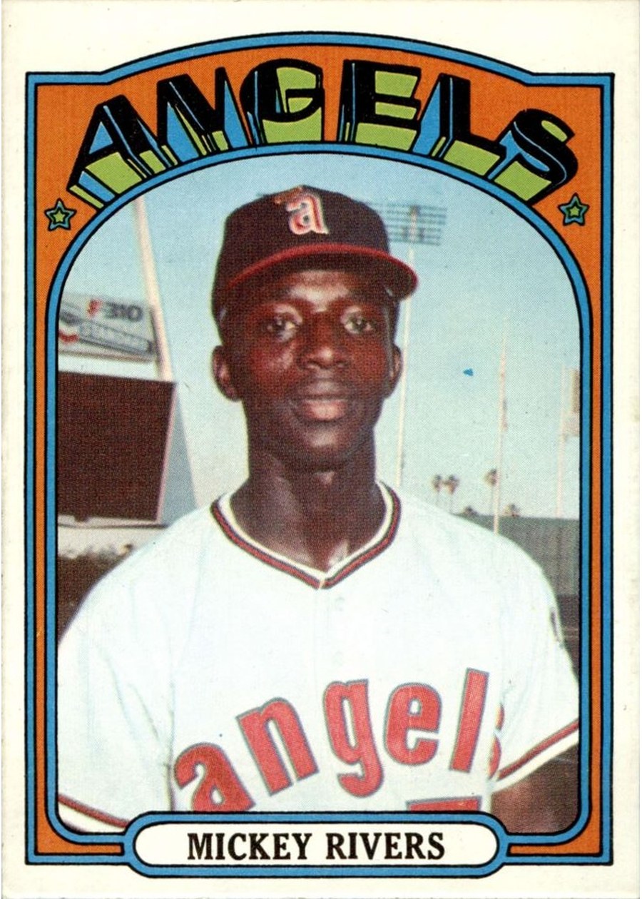 1972 Topps #272 Mickey Rivers, California Angels