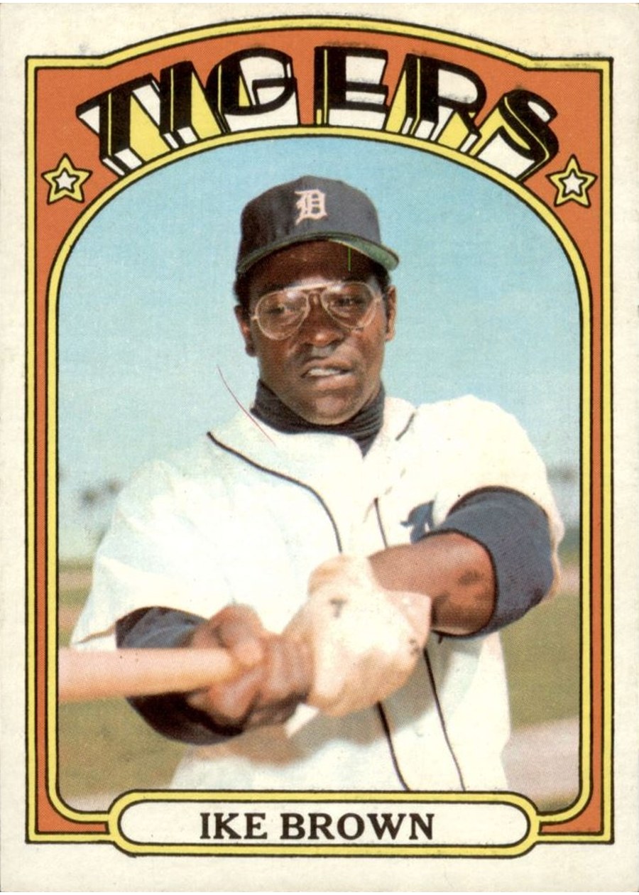 1972 Topps #284 Ike Brown, Detroit Tigers
