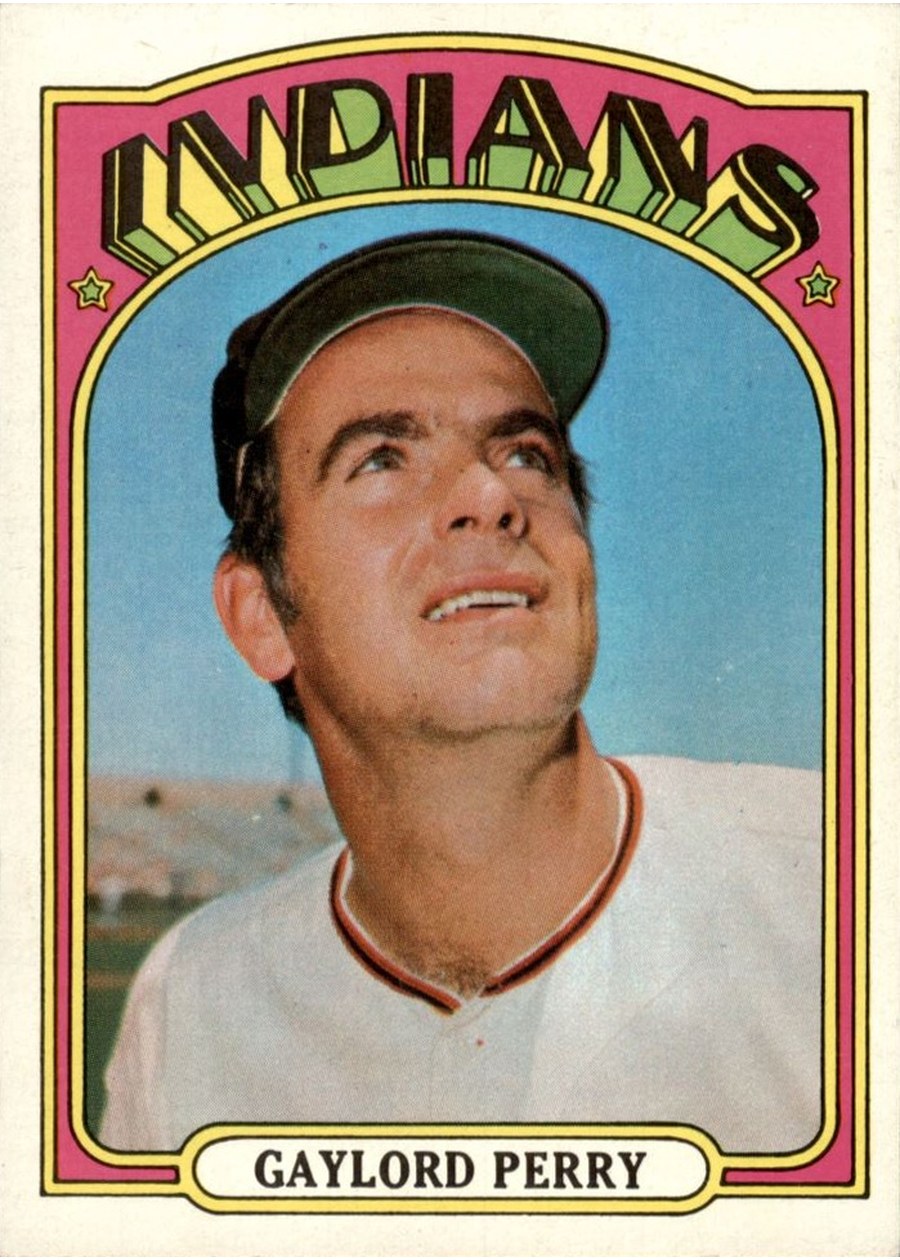 1972 Topps #285 Gaylord Perry, Cleveland Indians