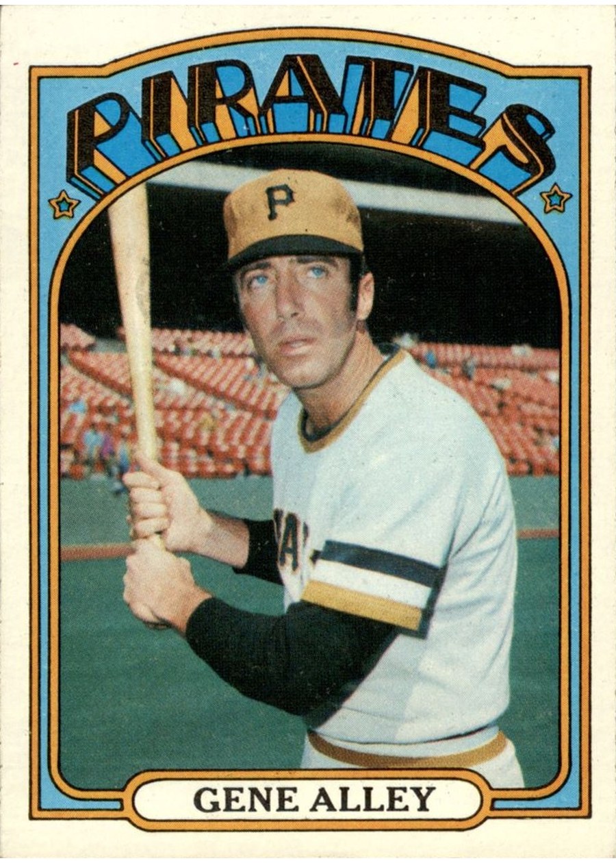 1972 Topps #286 Gene Alley, Pittsburgh Pirates