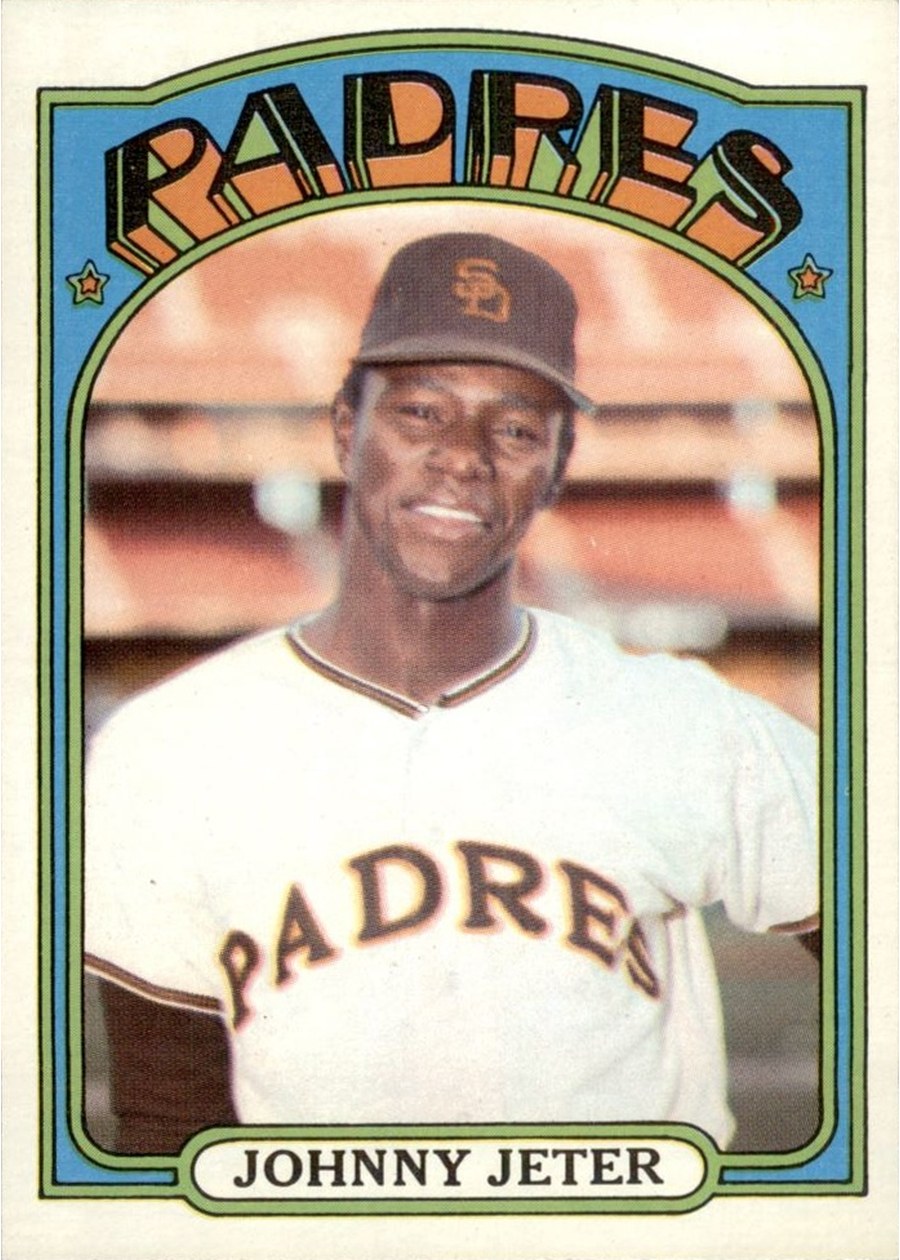 1972 Topps #288 Johnny Jeter, San Diego Padres