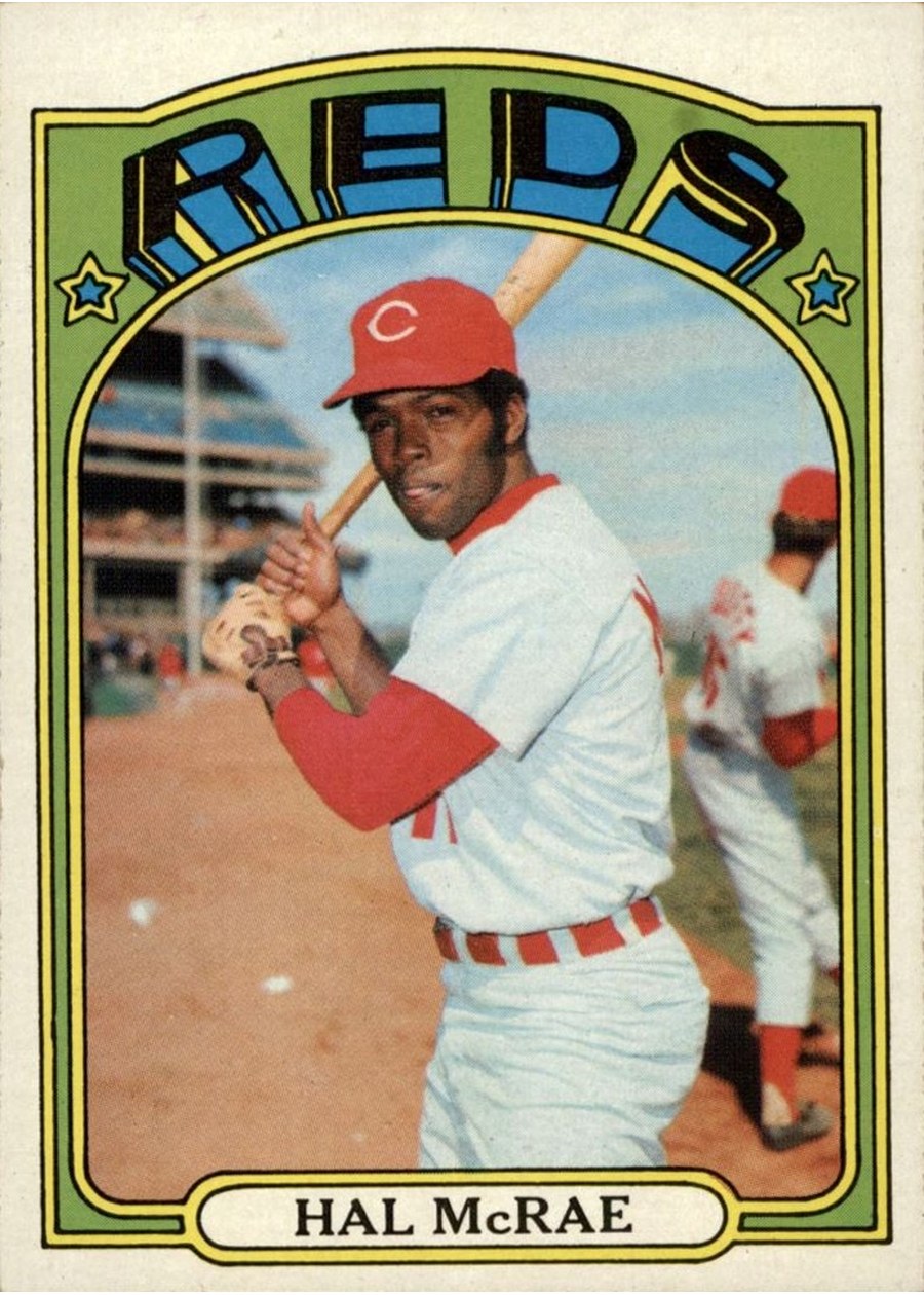 1972 Topps #291 Hal McRae, Cincinnati Reds