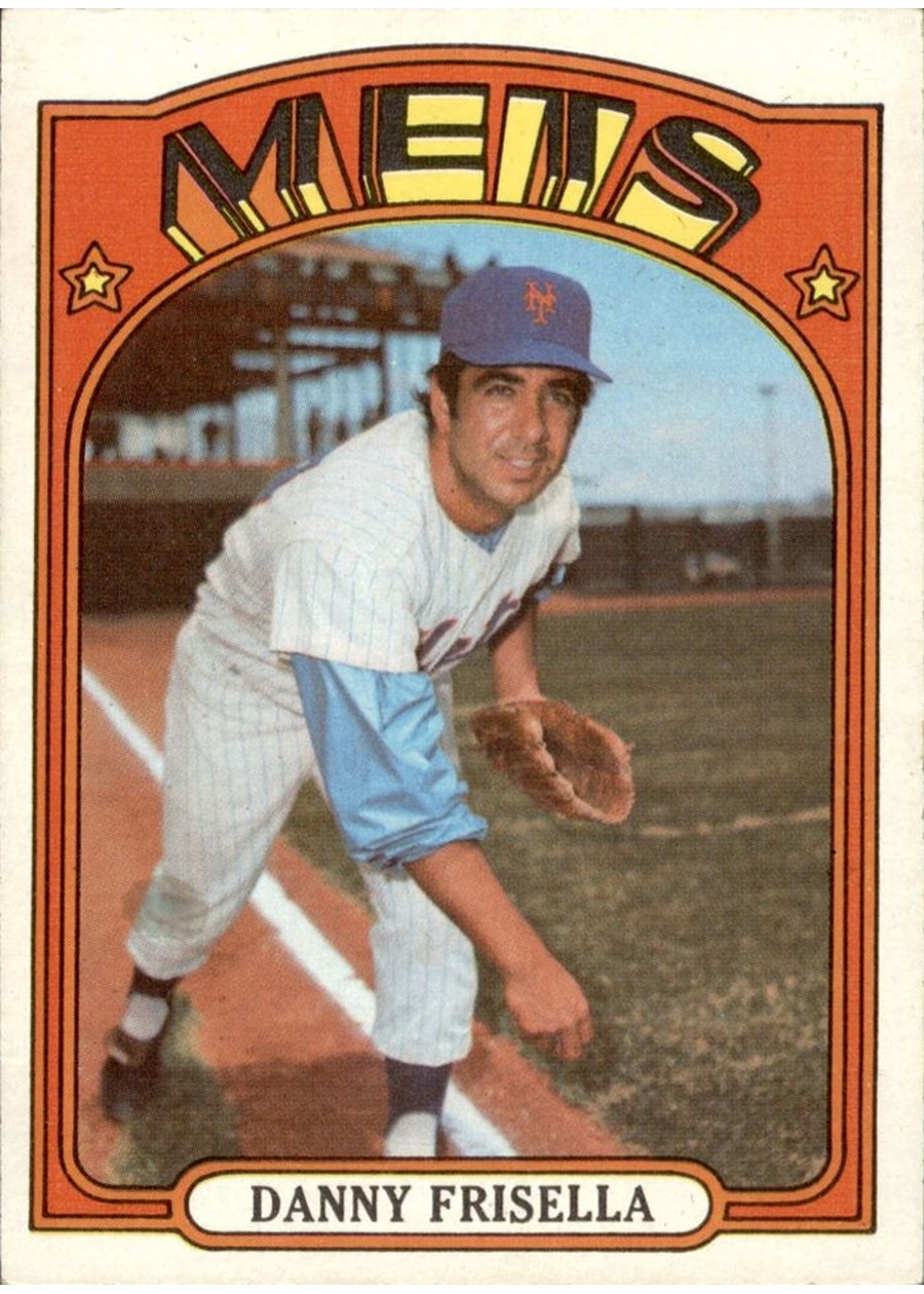 1972 Topps #293 Danny Frisella, New York Mets