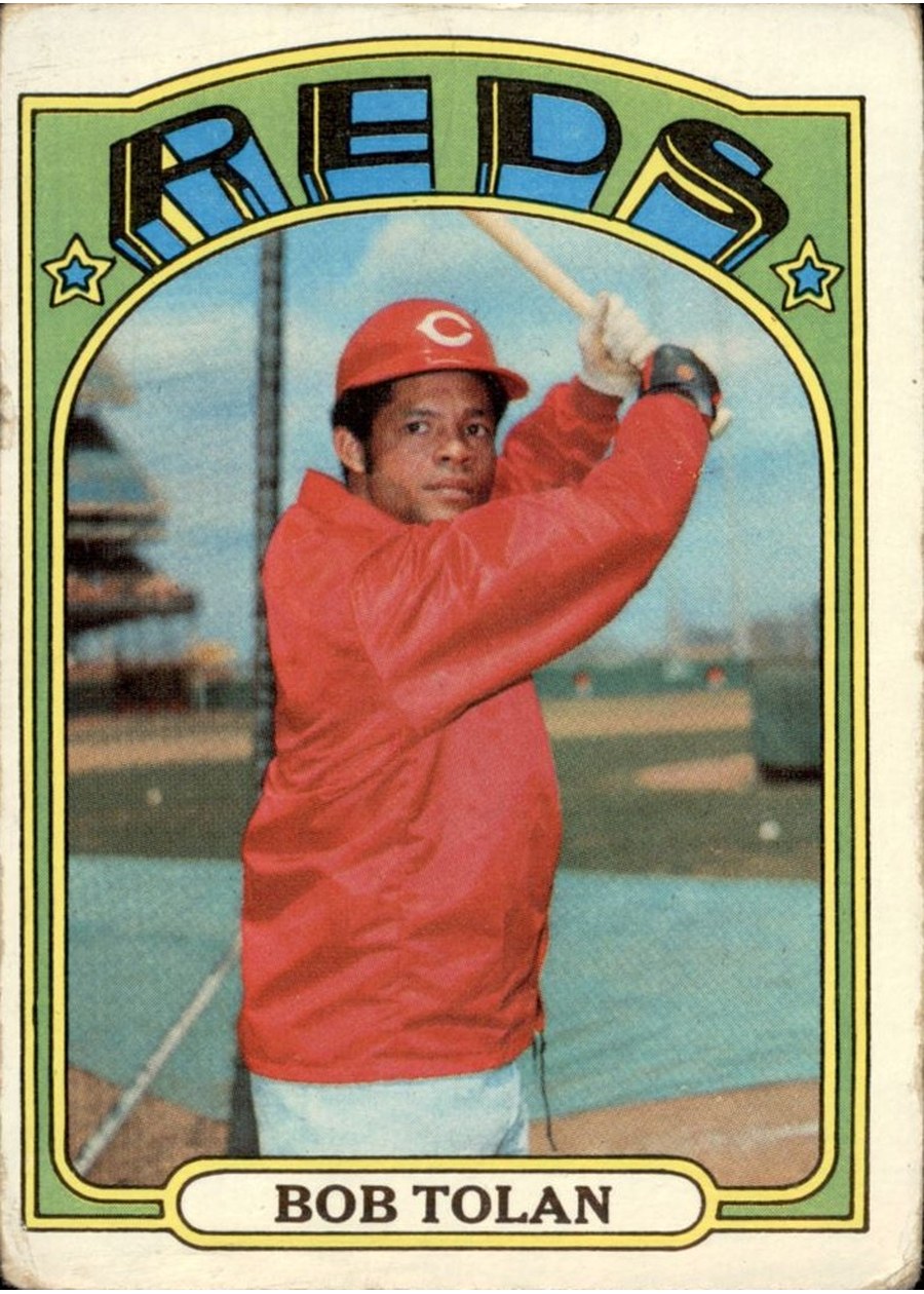 1972 Topps #3 Bob Tolan, Cincinnati Reds