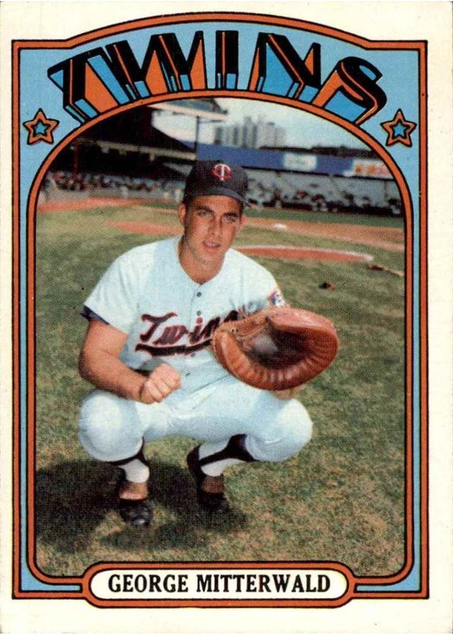 1972 Topps #301 George Mitterwald, Minnesota Twins
