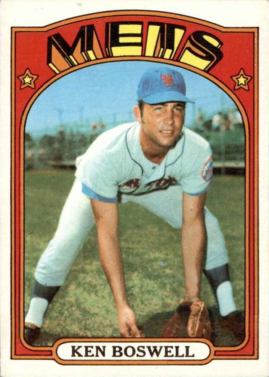 1972 Topps #305 Ken Boswell, New York Mets