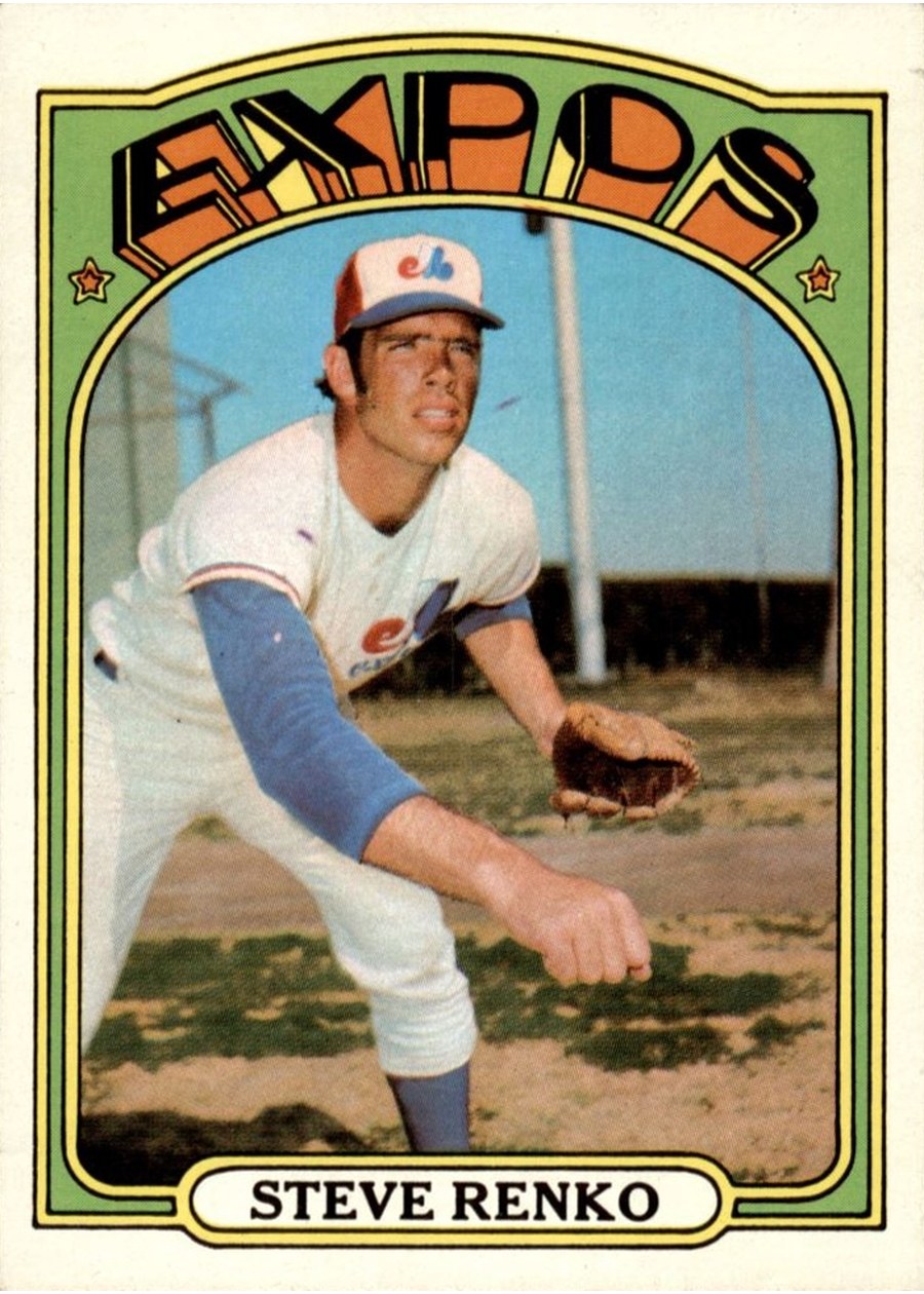 1972 Topps #307 Steve Renko, Montreal Expos