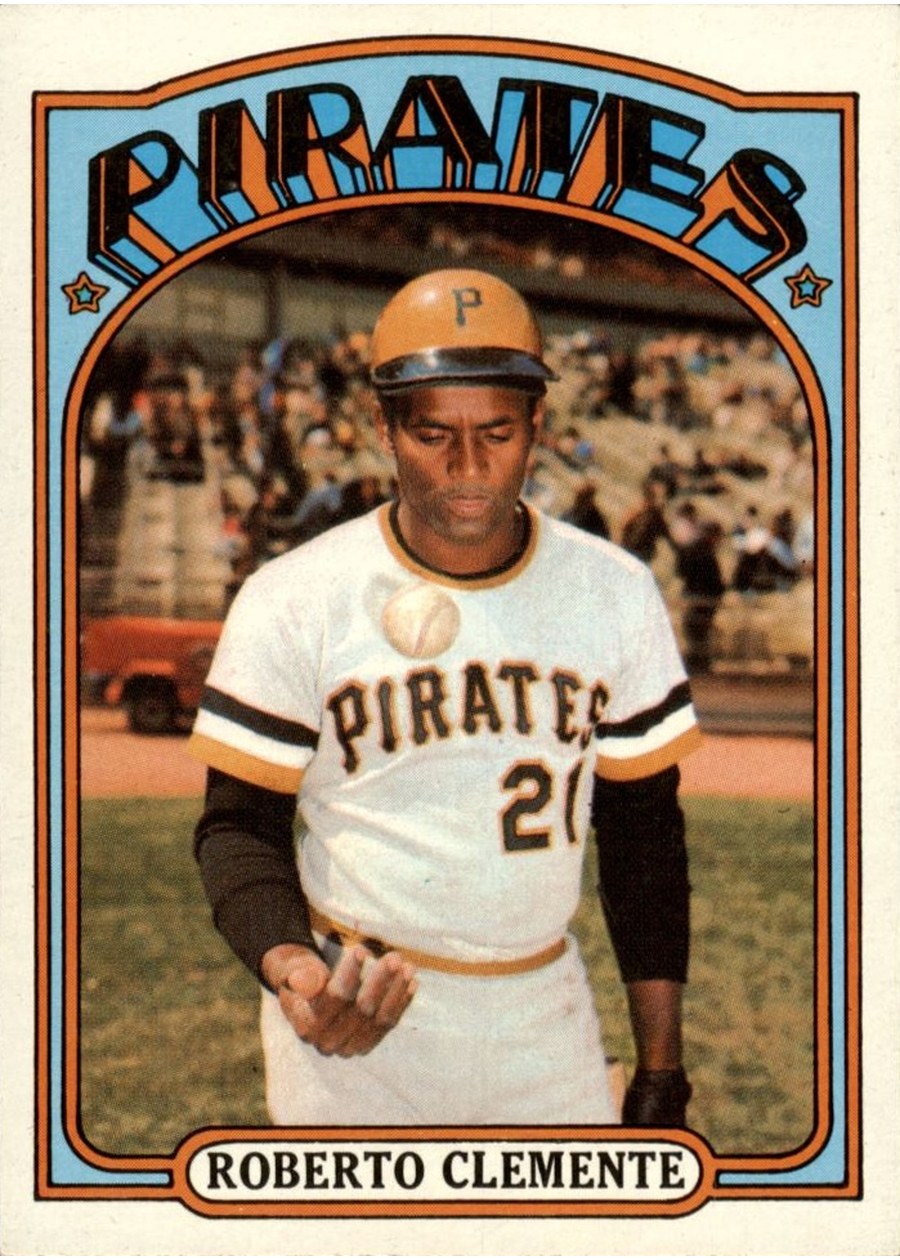 1972 Topps #309 Roberto Clemente, Pittsburgh Pirates