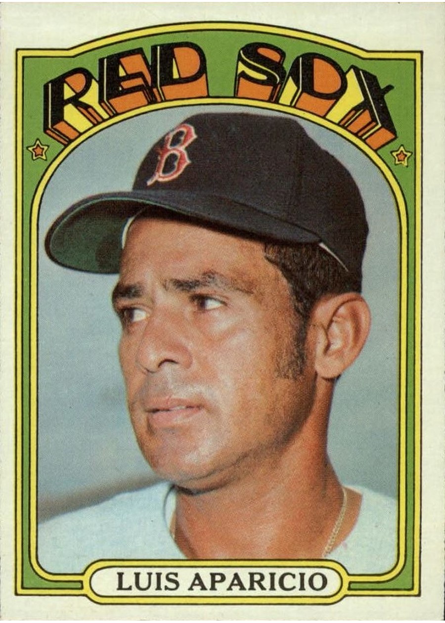 1972 Topps #313 Luis Aparicio, Boston Red Sox