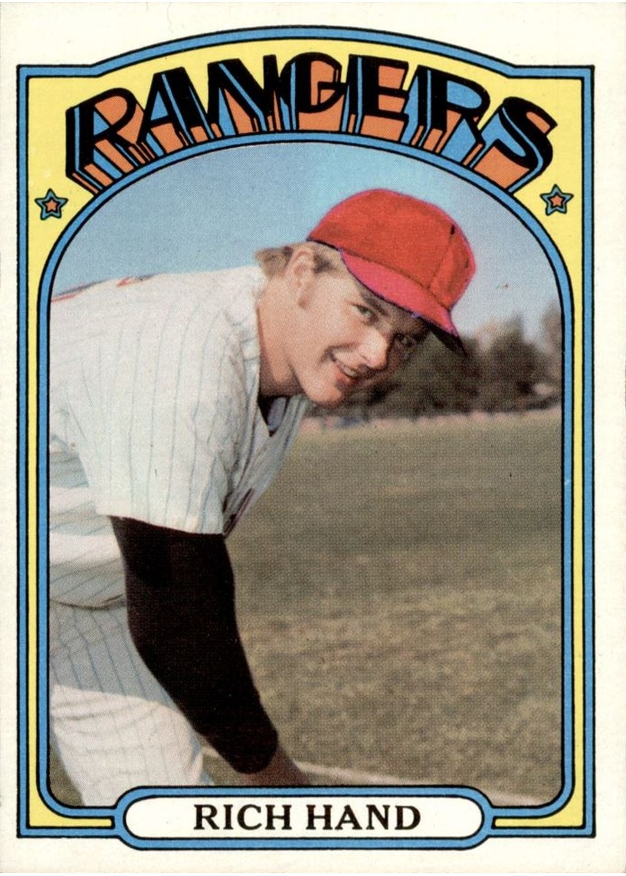 1972 Topps #317 Rich Hand, Texas Rangers