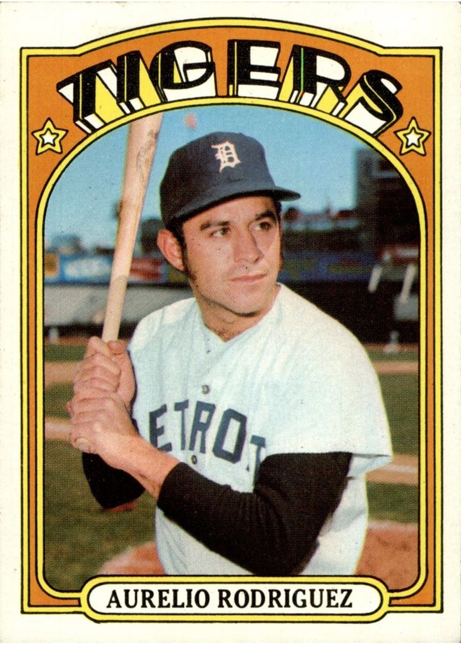 1972 Topps #319 Aurelio Rodriguez, Detroit Tigers
