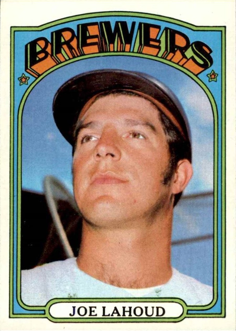 1972 Topps #321 Joe Lahoud, Milwaukee Brewers