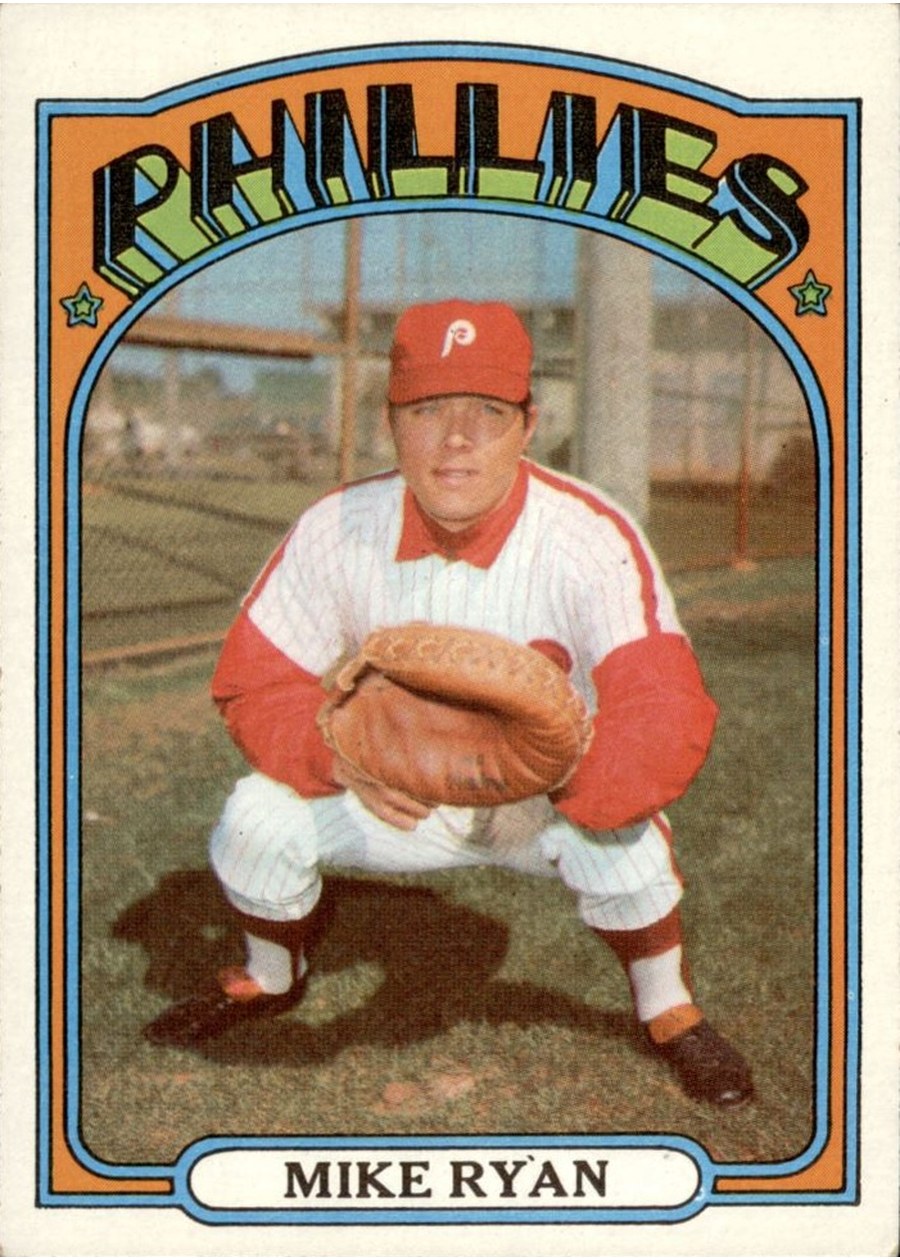 1972 Topps #324 Mike Ryan, Philadelphia Phillies