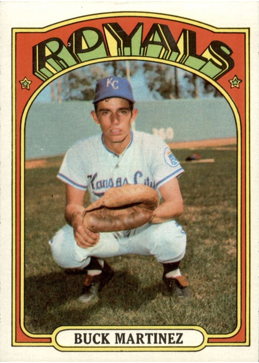 1972 Topps #332 Buck Martinez, Kansas City Royals