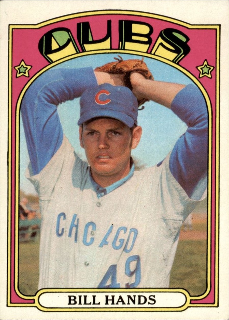1972 Topps #335 Bill Hands, Chicago Cubs