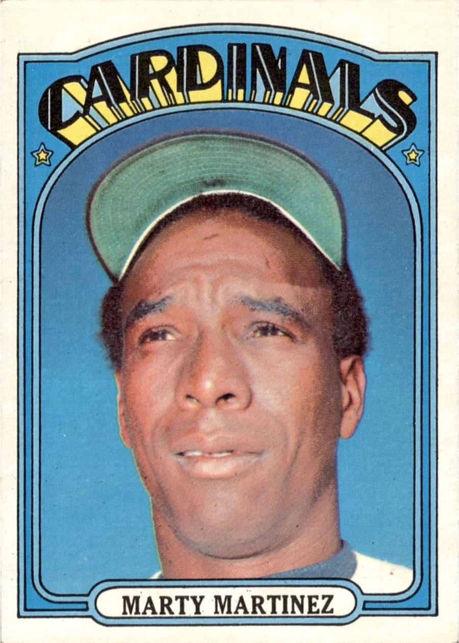 1972 Topps #336 Marty Martinez, St. Louis Cardinals