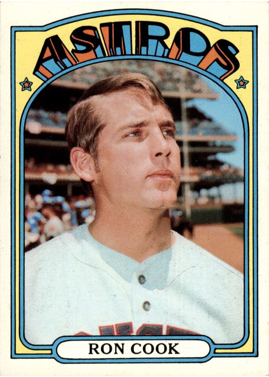 1972 Topps #339 Ron Cook, Houston Astros