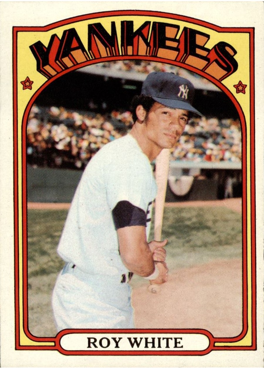 1972 Topps #340 Roy White, New York Yankees