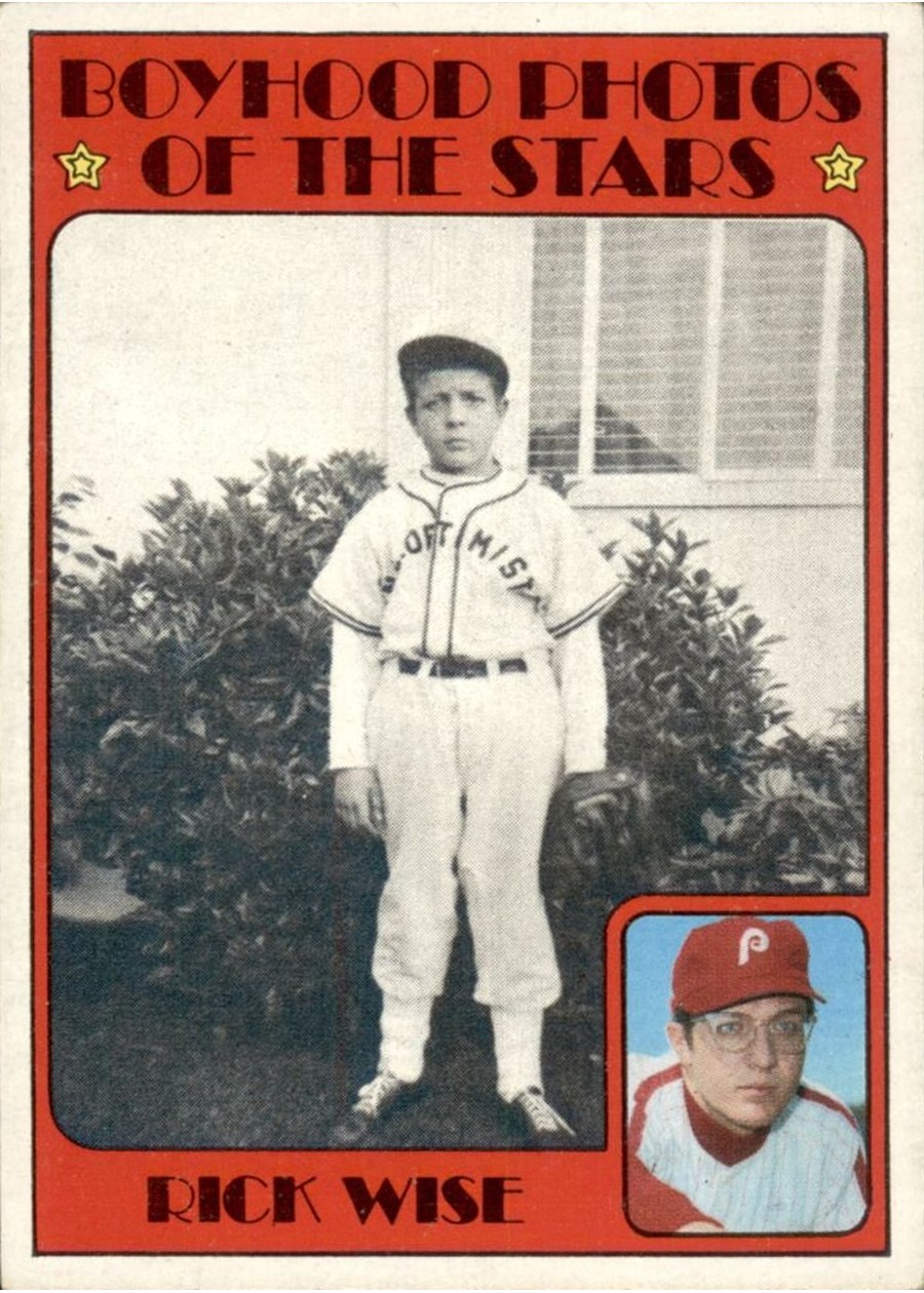 1972 Topps #345 Rick Wise, Philadelphia Phillies