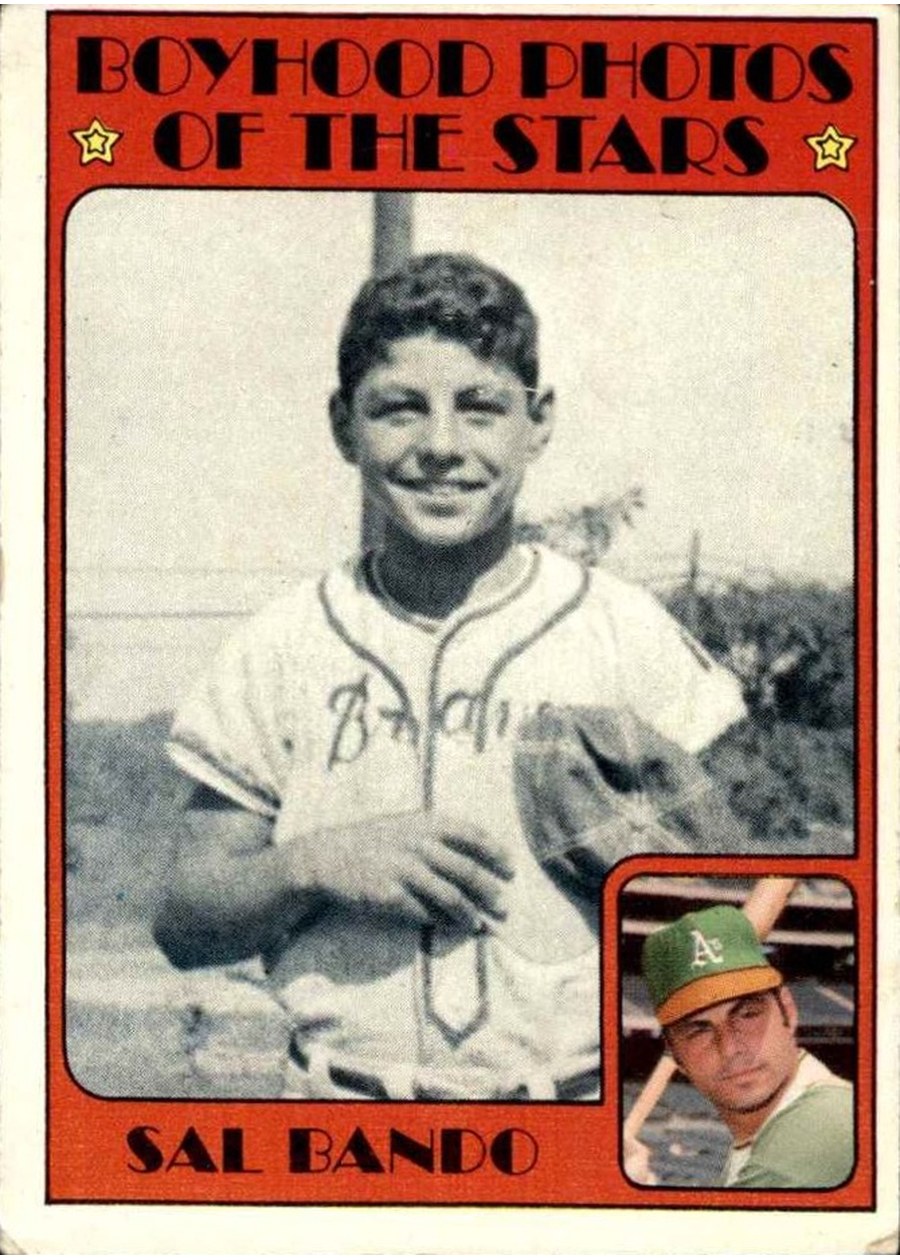 1972 Topps #348 Sal Bando, Oakland Athletics
