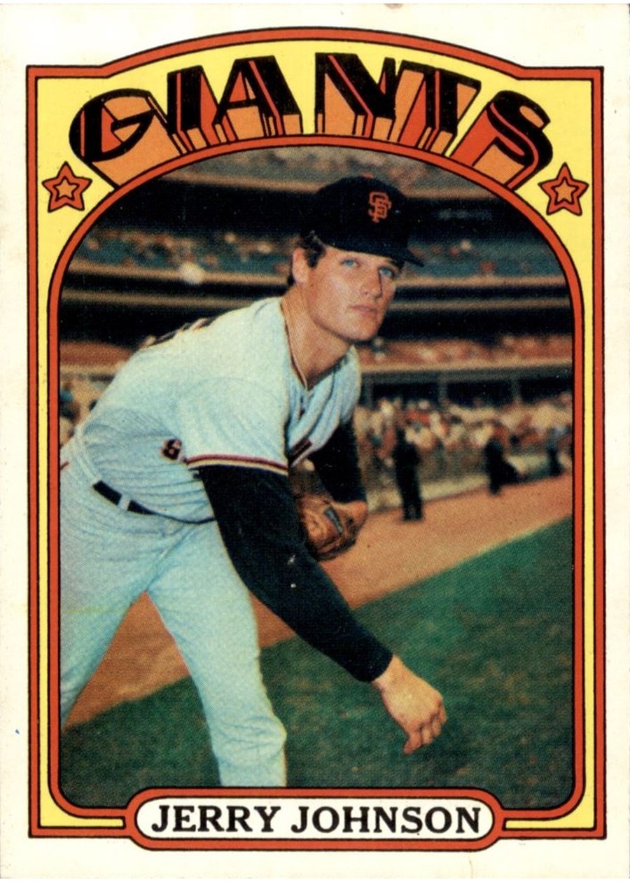 1972 Topps #35 Jerry Johnson, San Francisco Giants