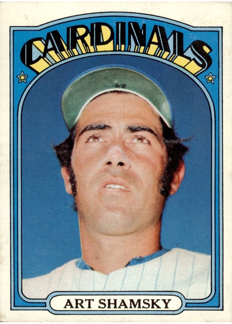 1972 Topps #353 Art Shamsky, St. Louis Cardinals