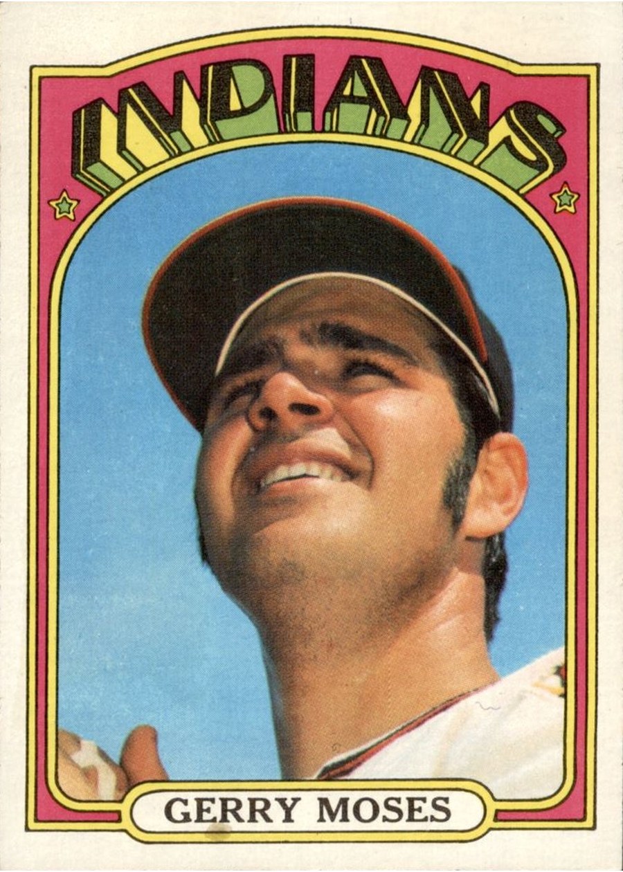 1972 Topps #356 Gerry Moses, Cleveland Indians