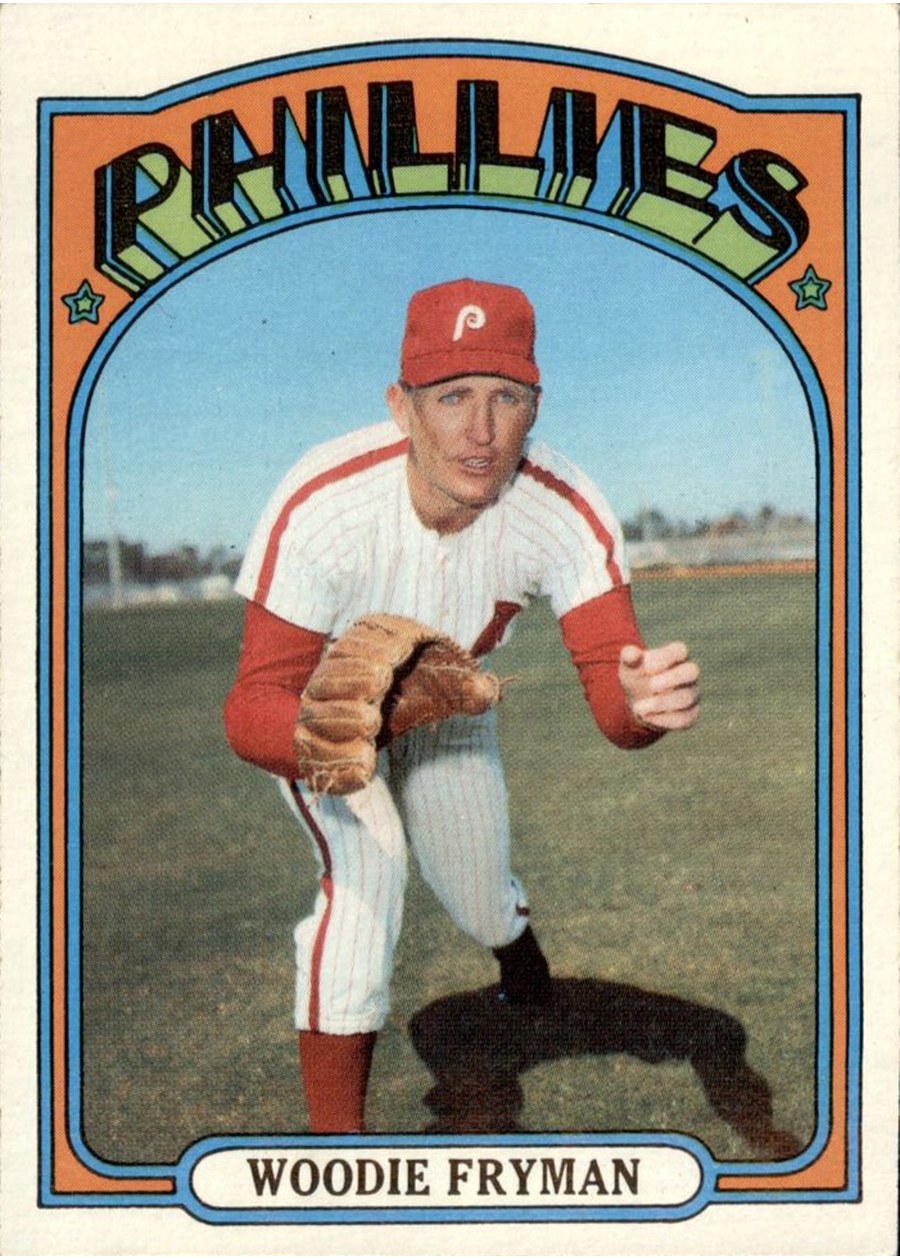 1972 Topps #357 Woodie Fryman, Philadelphia Phillies