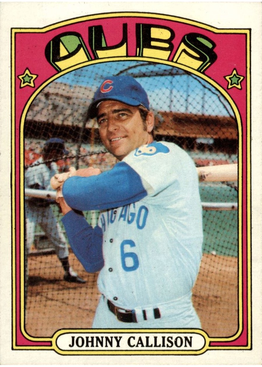 1972 Topps #364 Johnny Callison, Chicago Cubs