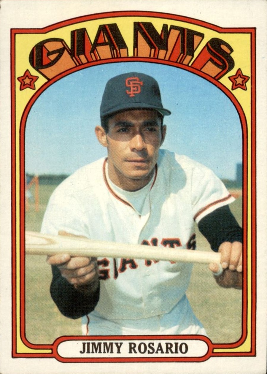 1972 Topps #366 Jimmy Rosario, San Francisco Giants