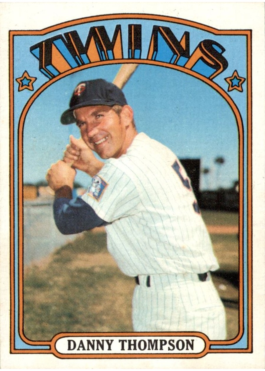 1972 Topps #368 Danny Thompson, Minnesota Twins
