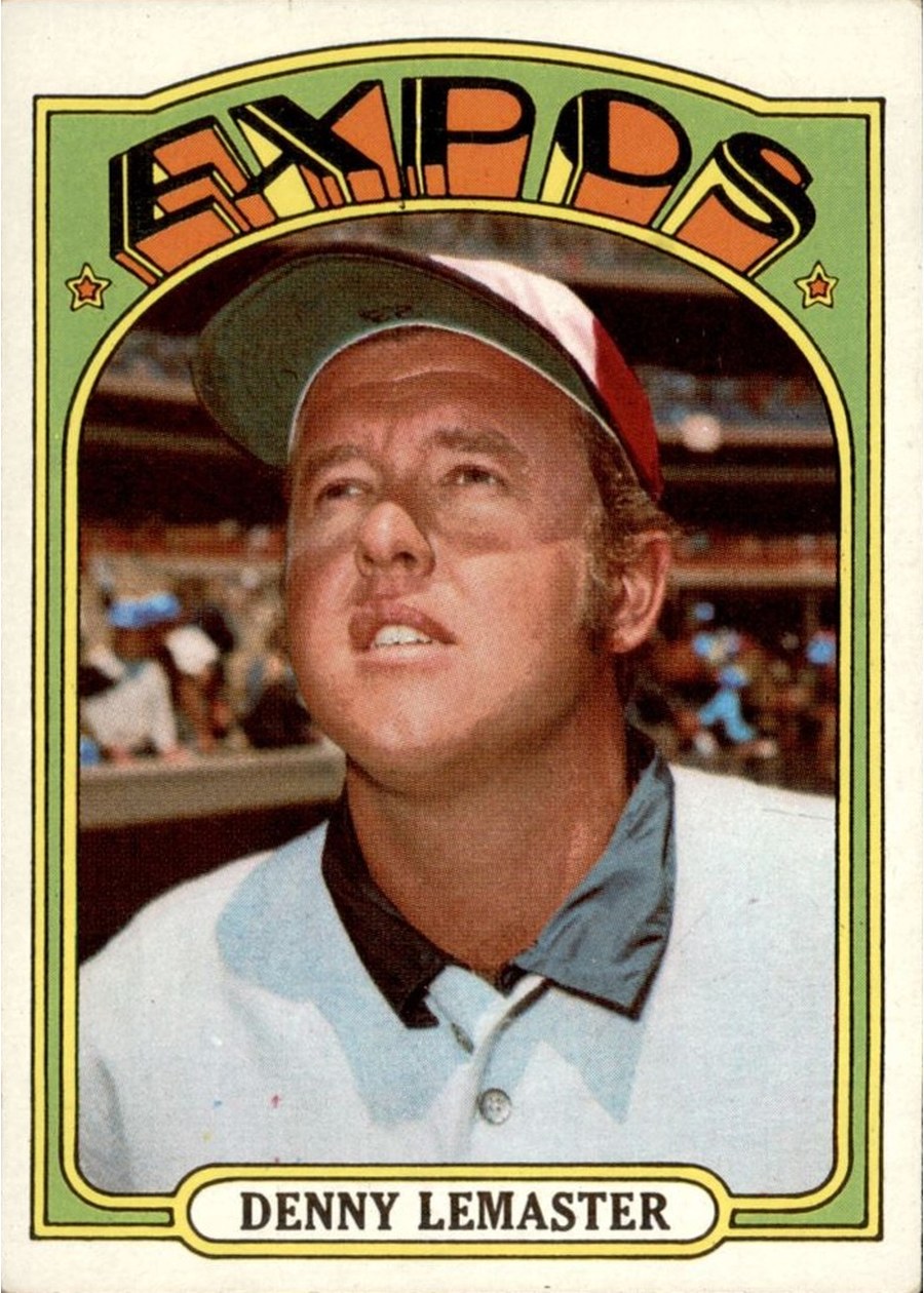 1972 Topps #371 Denny Lemaster, Montreal Expos