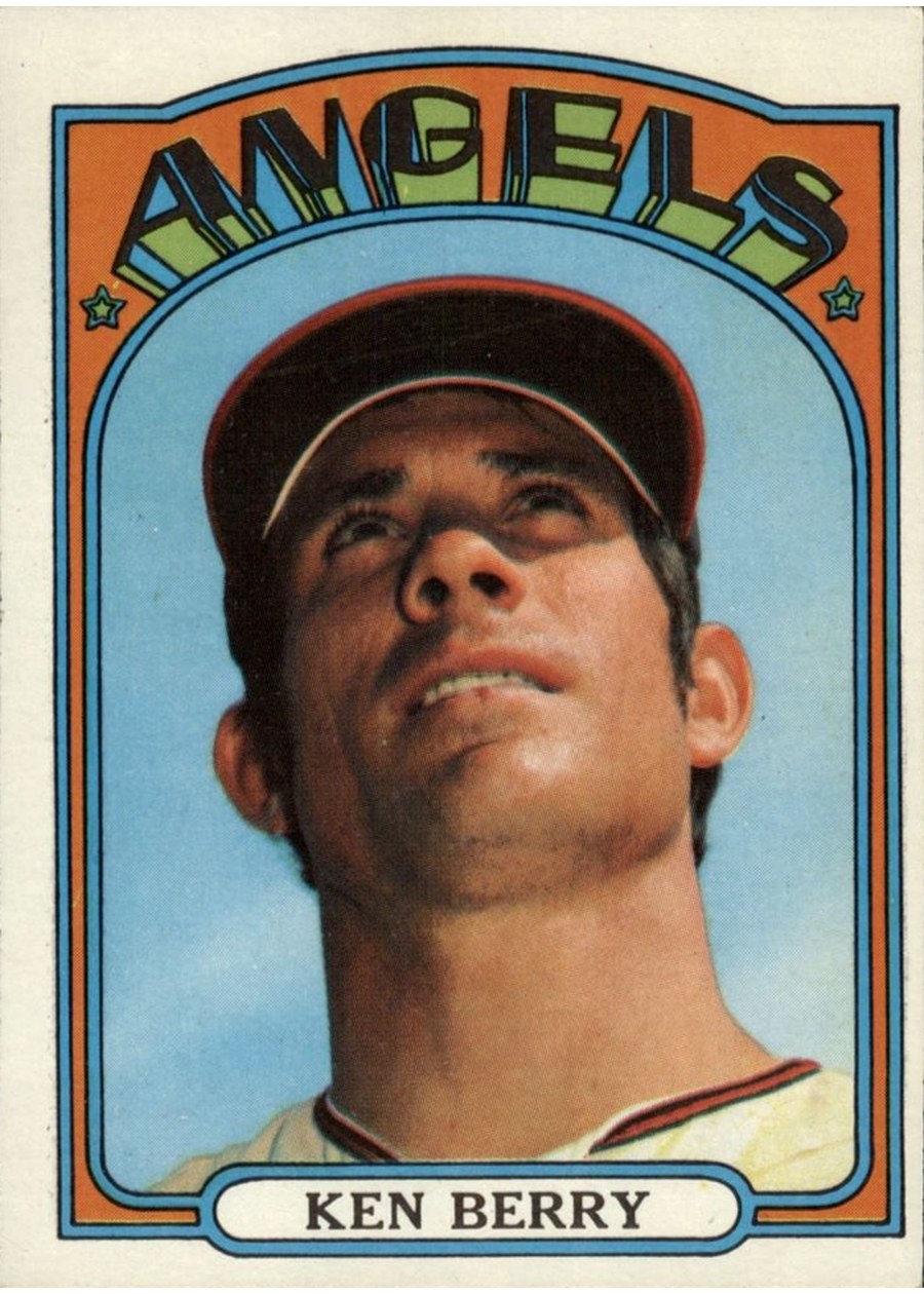 1972 Topps #379 Ken Berry, California Angels