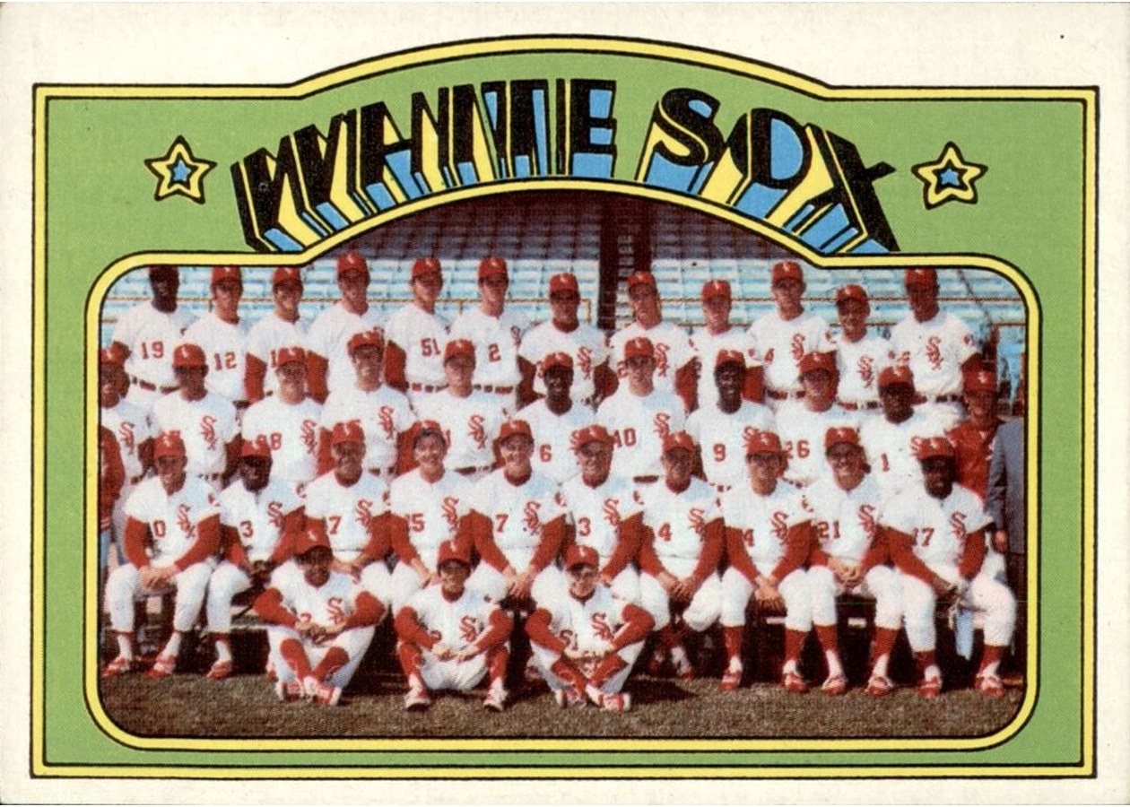 1972 Topps #381 Chicago White Sox
