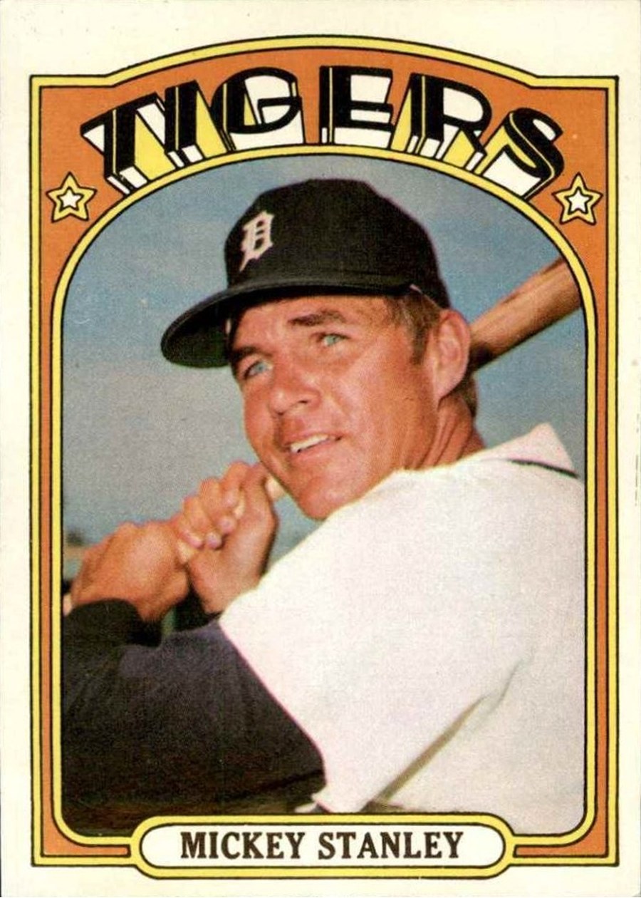 1972 Topps #385 Mickey Stanley, Detroit Tigers