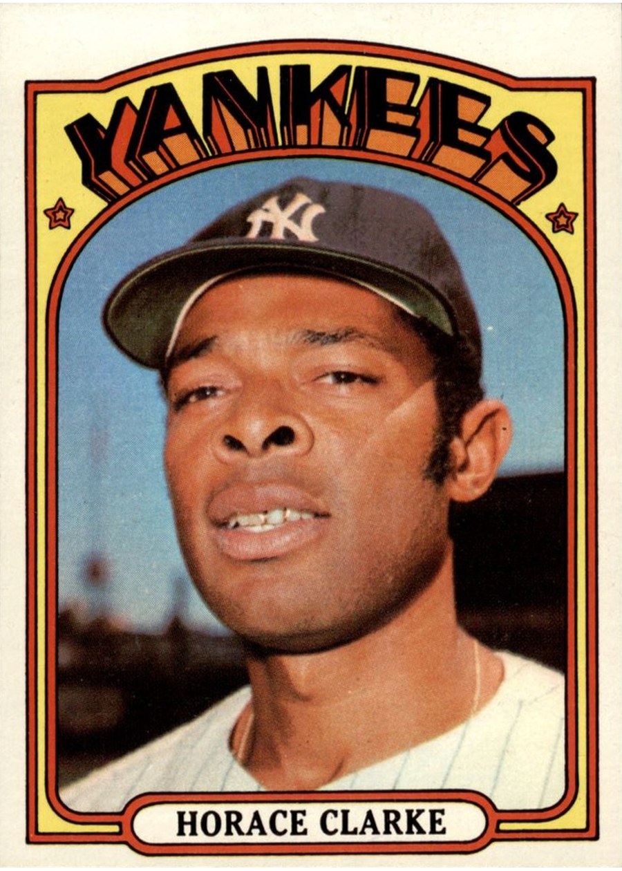 1972 Topps #387 Horace Clarke, New York Yankees