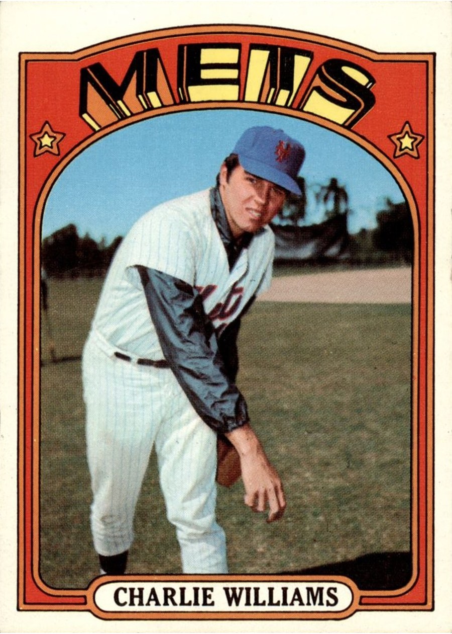 1972 Topps #388 Charlie Williams, New York Mets