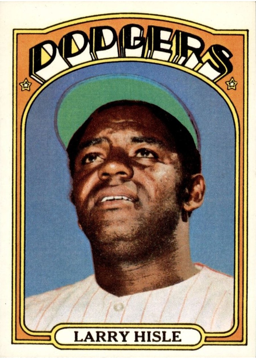 1972 Topps #398 Larry Hisle, Los Angeles Dodgers