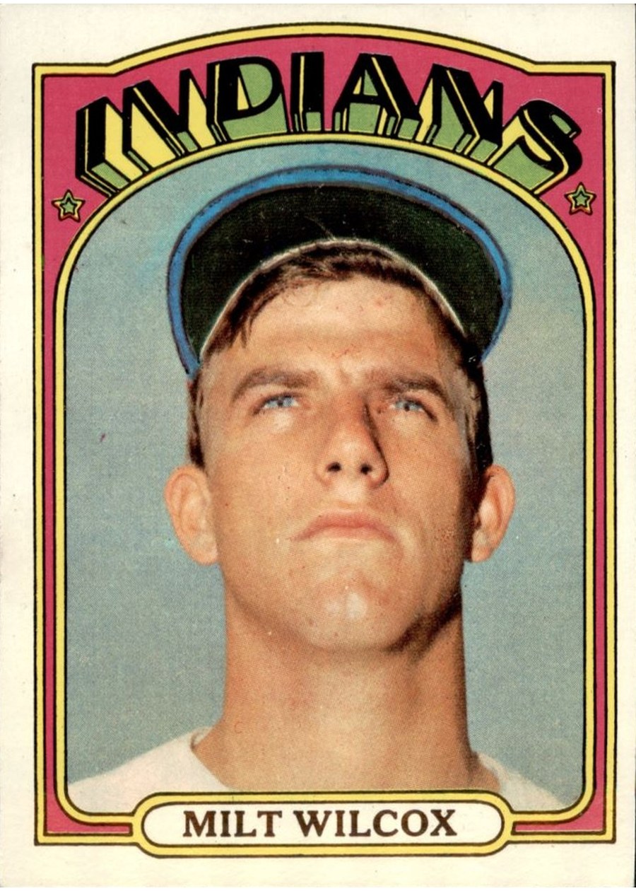 1972 Topps #399 Milt Wilcox, Cleveland Indians