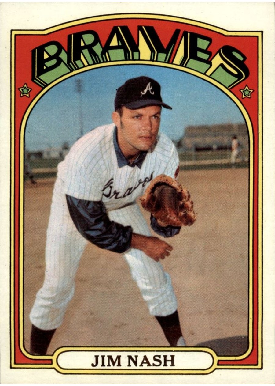 1972 Topps #401 Jim Nash, Atlanta Braves