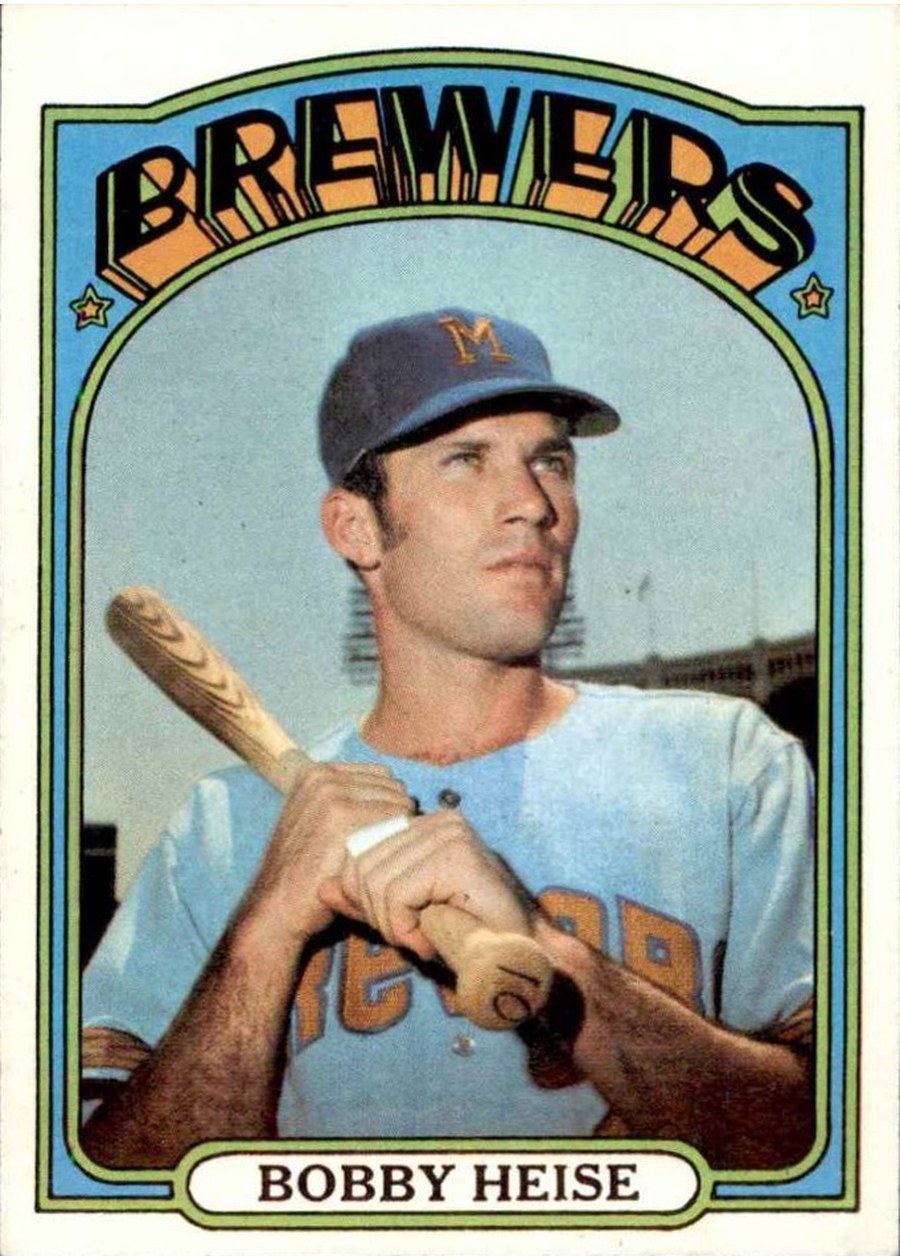1972 Topps #402 Bobby Heise, Milwaukee Brewers