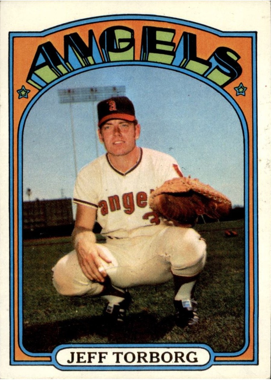 1972 Topps #404 Jeff Torborg, California Angels