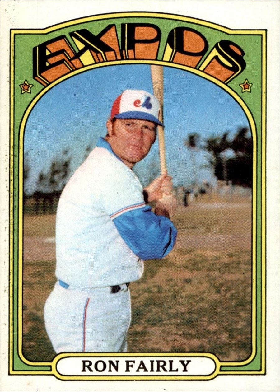 1972 Topps #405 Ron Fairly, Montreal Expos