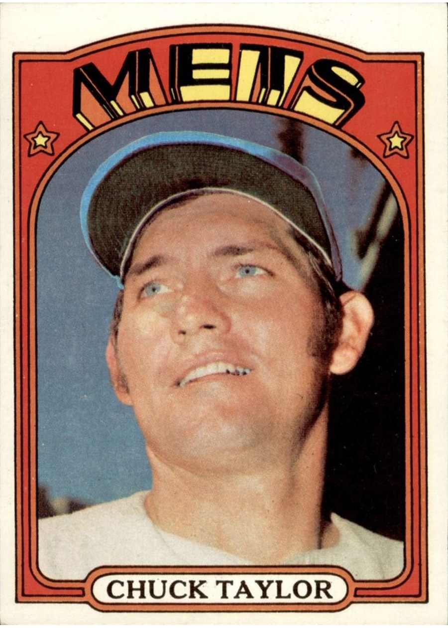 1972 Topps #407 Chuck Taylor, New York Mets