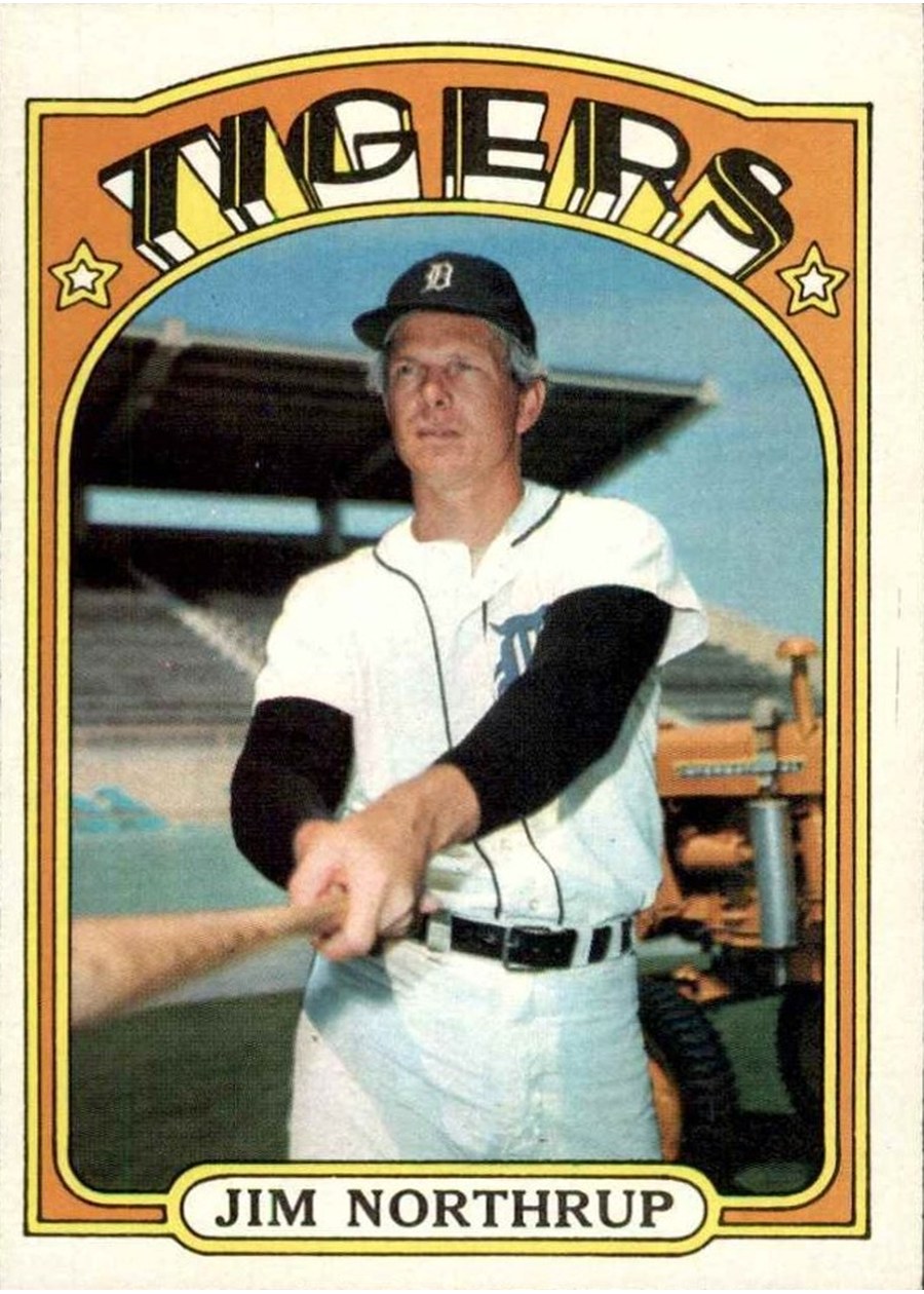 1972 Topps #408 Jim Northrup, Detroit Tigers